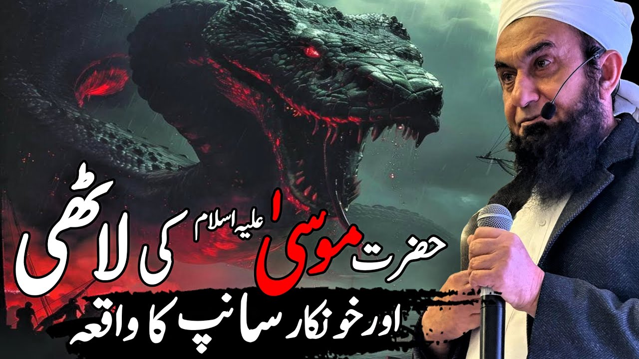 Hazrat Musa (A.S) Ki Lathi Ka Mo’jza | Aik Khunkhar Sanp Ka Waqia | Molana Tariq Jameel – Deen Orbit