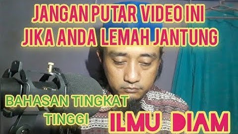 BAHASAN TINGKAT TINGGI | ILMU DIAM