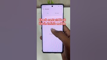 Infinix me contact block list kaise check kare |#shorts#shortvideo#viralvideo#trending#trendingshort