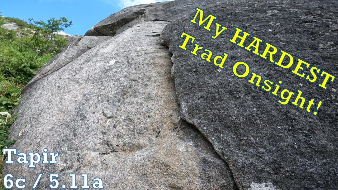 My HARDEST Trad Onsight! - Tapir (6c / 5.11a)