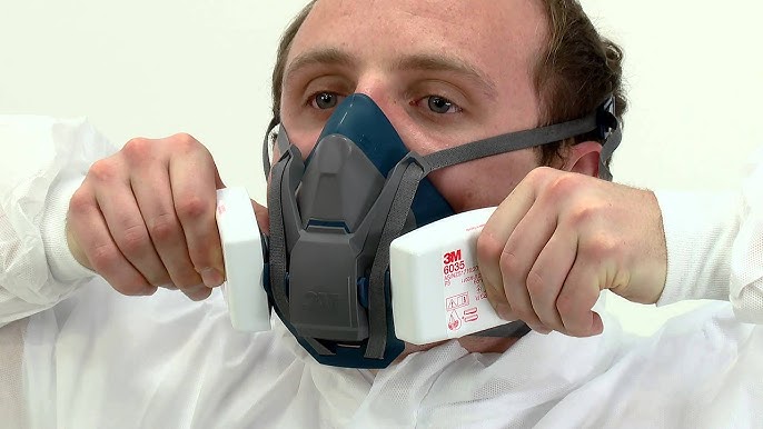 Respirateur réutilisable à demi-masque confort robuste avec attache rapide  3M 6500, moyenne