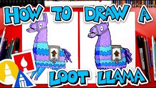 How To Draw The Loot Llama From Fortnite