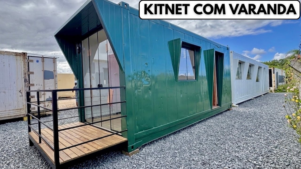 Kitnet em Container 18m2-👉🏻PREÇO NO VÍDEO - YouTube