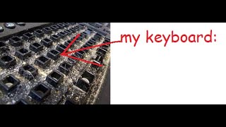 cleaning my keyboard for the first time in years screenshot 1