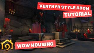 Venthyr Revendreth Sanlayn Bedroom Tutorial - Wow Housing