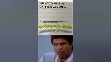 Statistical Mechanics Introduction  #physics #memes