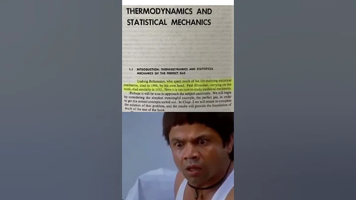 Statistical Mechanics Introduction  #physics #memes