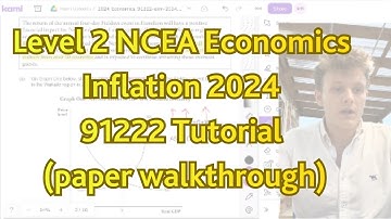 Inflation 2.1 2024 91222 economics tutorial exam walkthrough