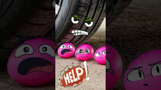 Experimental | Salted Egg 🥚 Vs Car Tire | ASMR