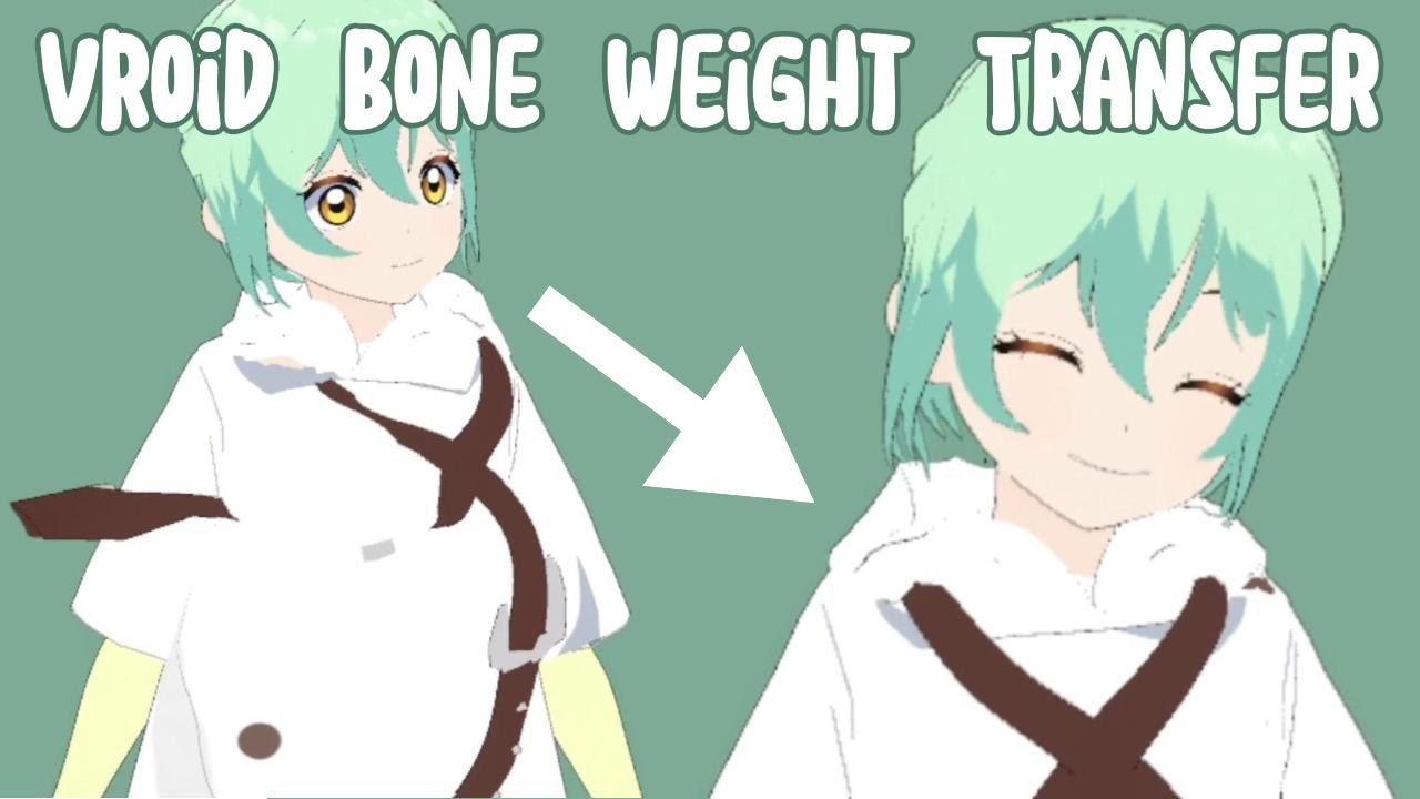 How to Fix Vroid Hair Accessories [BoneWeightTransfer Unity]