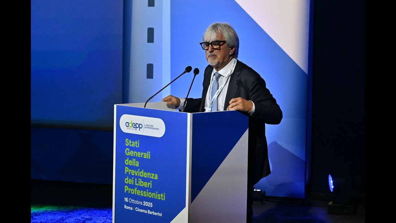 Stati Generali Adepp 2025. L'intervento iniziale del Presidente Alberto Oliveti