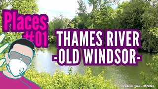 🇬🇧 » Old Windsor - along the Thames River » video walk » [subtitles]