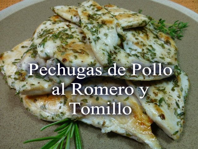 Pechugas de Pollo al Romero y Tomillo - Receta rica barata y fácil - YouTube