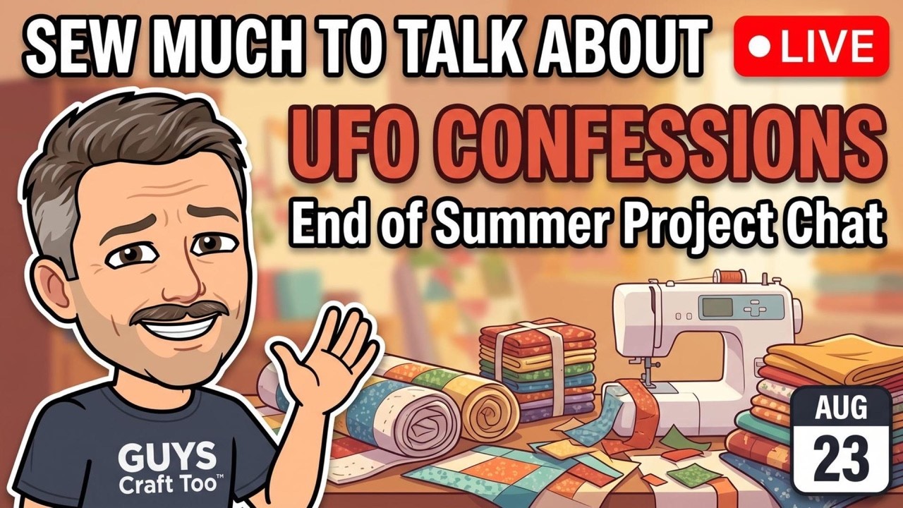 Sew Much to Talk About | UFO Confessions — End of Summer Project Chat LIVE — Aug 23