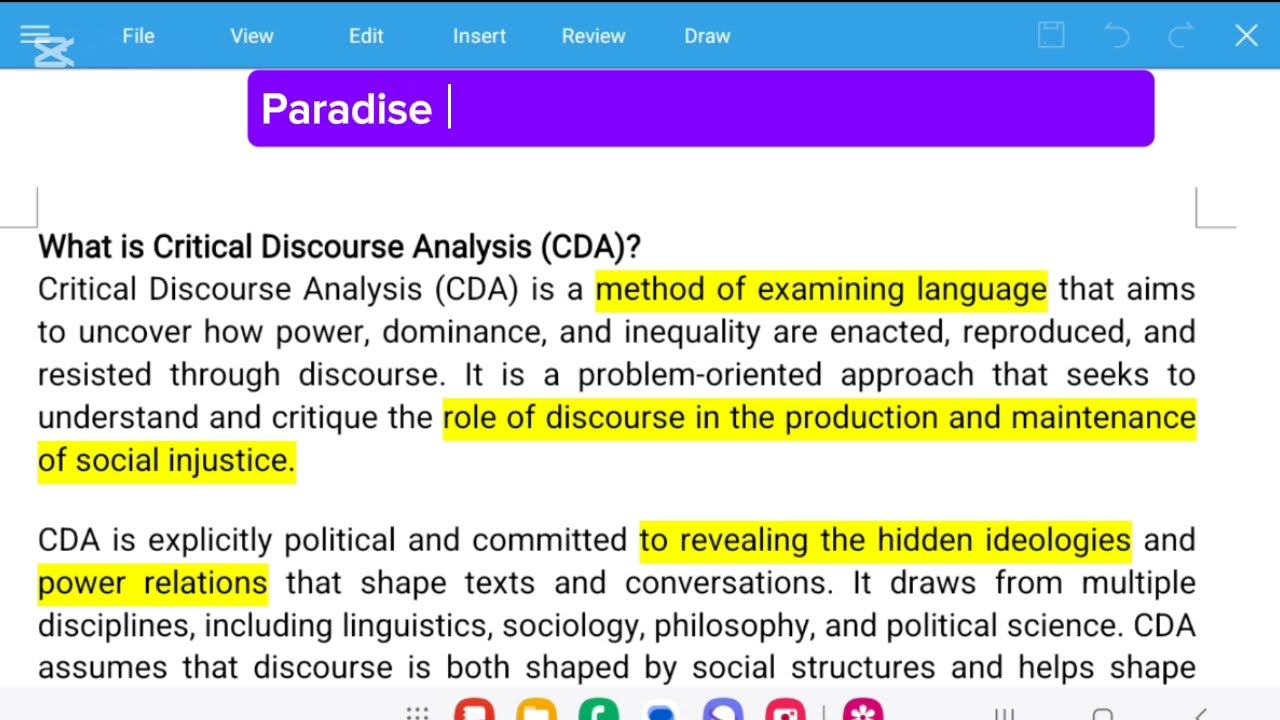 Lecture#03 CDA (Part#A) What is Critical Discourse Analysis | Aims of CDA | Principles of CDA