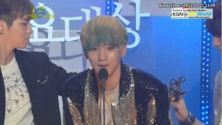 SHINee - Popularity Award+Speech 2012