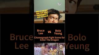 Bruce Lee and Bolo Yeung Fight Scenes Choreography in Enter The Dragon