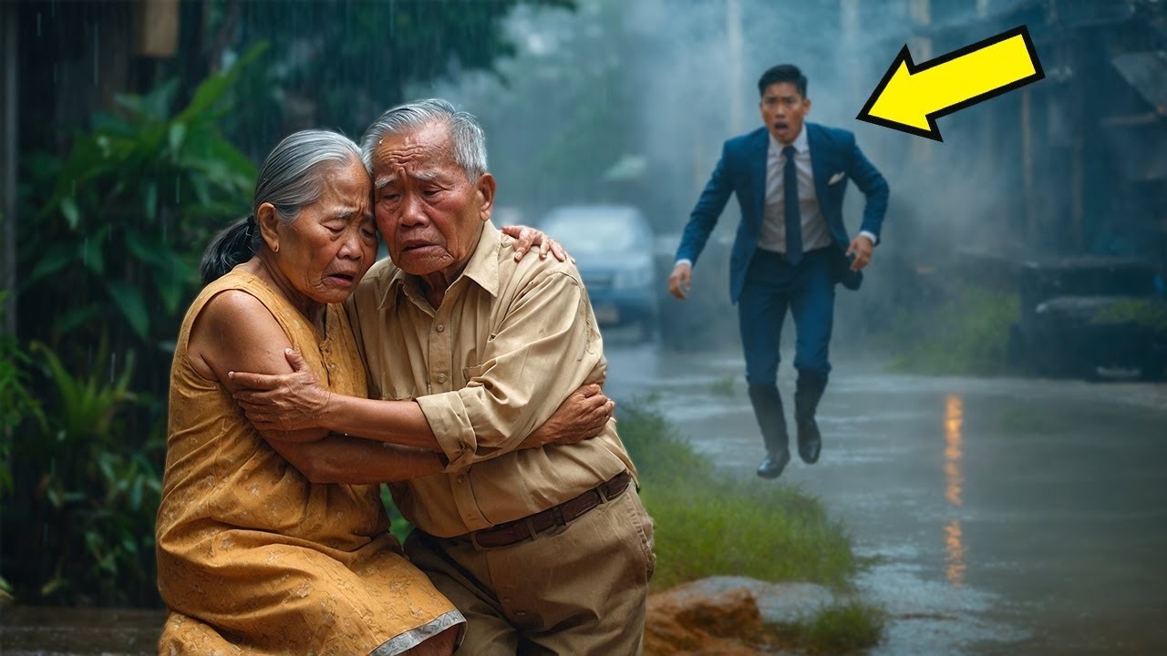 Milyonaryo Dumating Nang Bigla at Nakita ang Matatandang Magulang sa Ulan… Ginawa Niya Ito!