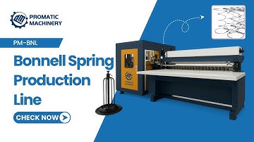 PM-BNL Automatic Bonnell Spring Machine Bed Net Production Line for Mattress Production