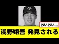 【悲報】浅野翔吾、本当に悲しい姿で発見される