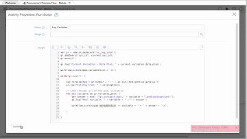 Catalog Item Variables