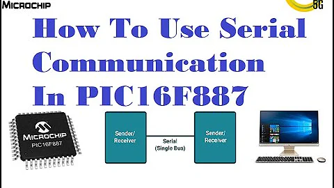 Microcontroller PIC16F887 Video 34 How To Use Serial Communication