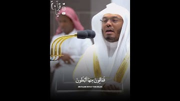 ﴿ثُمَّ إِنَّكُم أَيُّهَا الضّالّونَ المُكَذِّبونَ﴾ من سورة الواقعة للشيخ ياسر الدوسري 🤍..