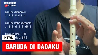 Not Angka Garuda di Dadaku | Recorder Cover Tutorial