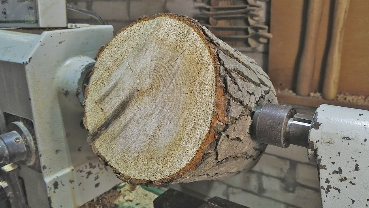 Amazing Woodturning Ideas Black Alder Stump YouTube