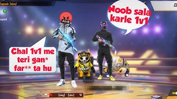 My friend call me noob & Challenging for 1v1||M4G SHIV||