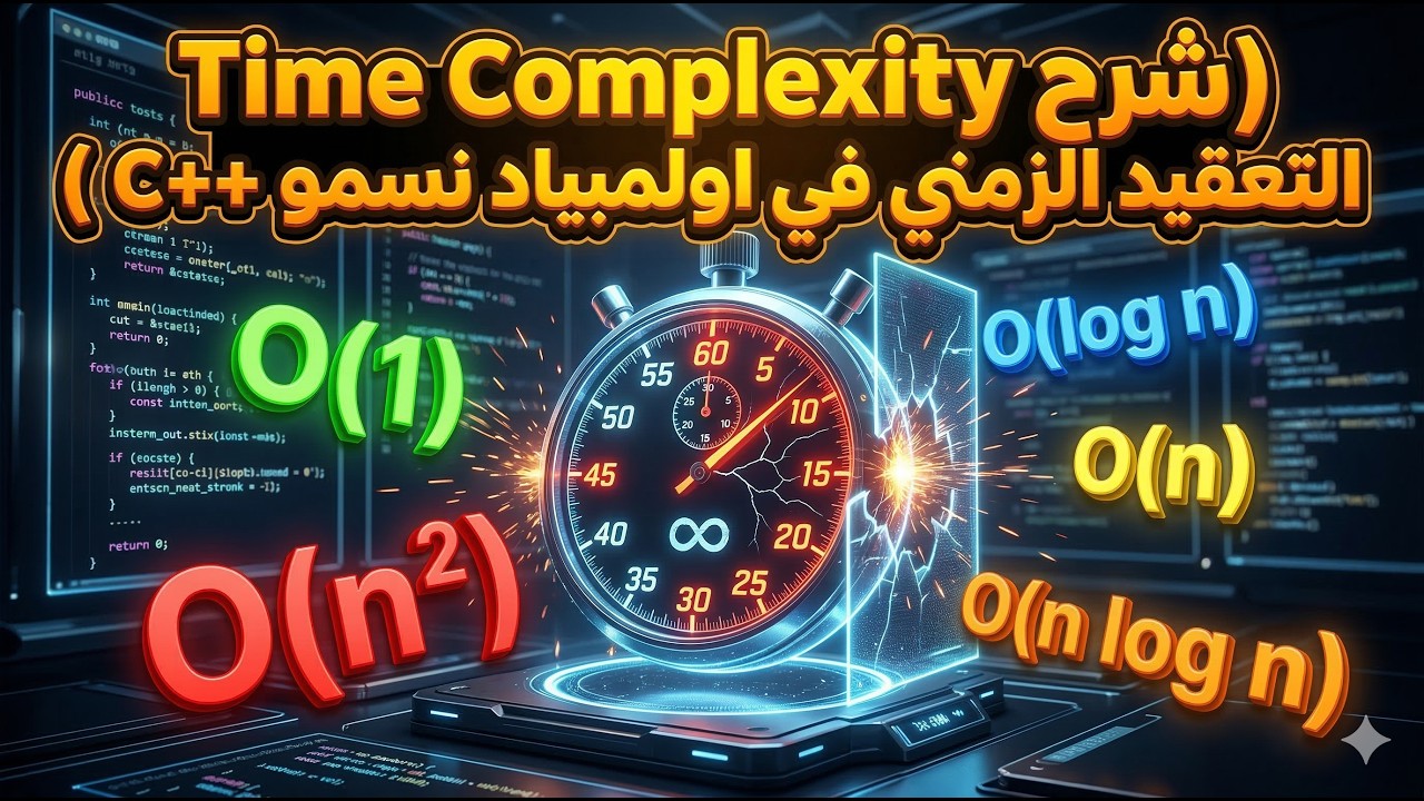 كورس أولمبياد المعلوماتية المرحلة 2 : الدرس (3) - شرح التعقيد الزمني ...