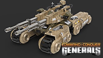 USA Mammoth Tank vs GLA (THE POWER of THE WEST Mod) C&C Generals Zero Hour