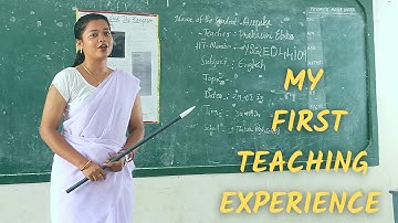 My first teaching experience || Andhra  B.Ed , Acharya Nagarjuna University