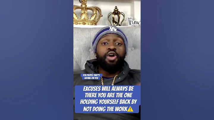 Excuses Will Always Be There You Are The One Holding Yourself Back By Not Doing The Work⚠️ #bdf⚠️👑