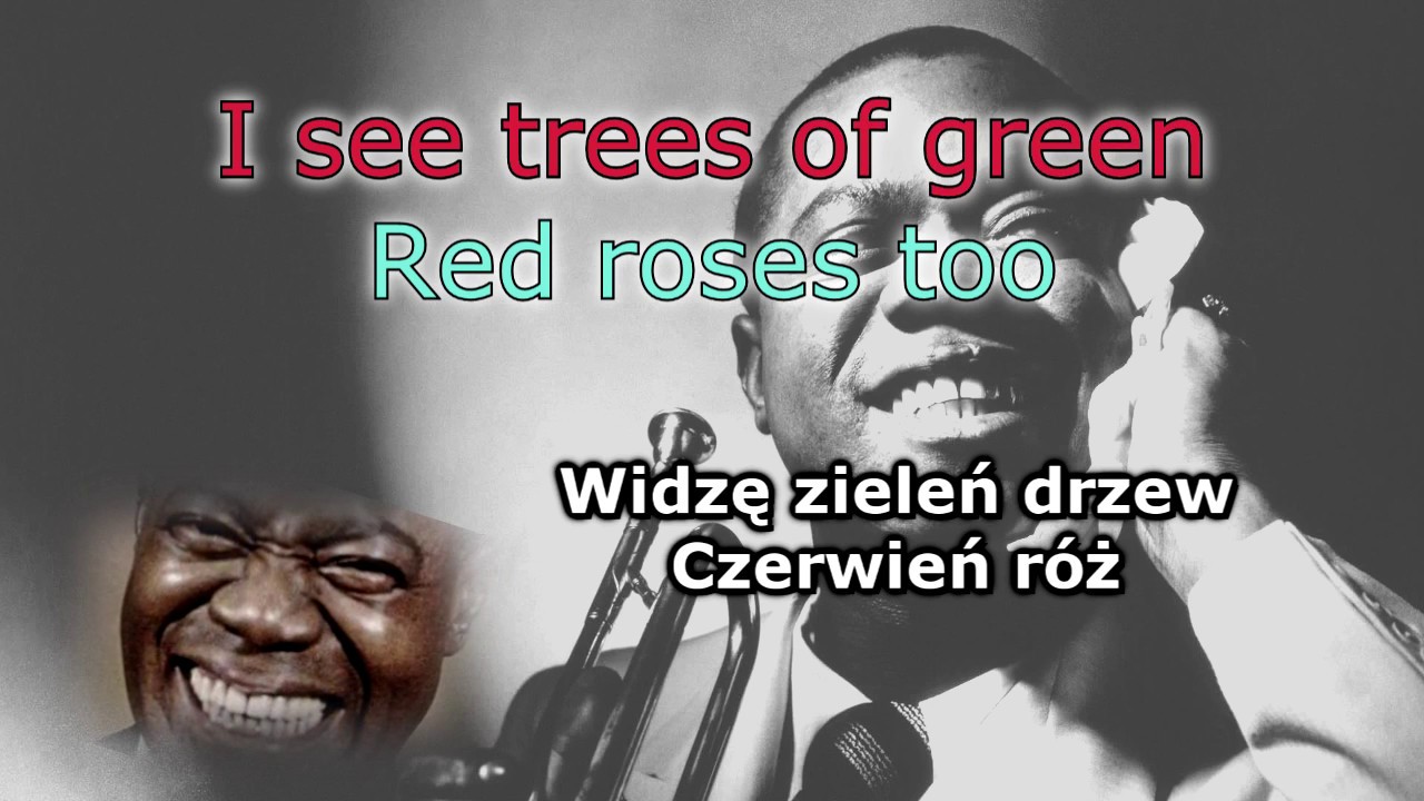 Louis Armstrong - What a wonderful world [ENG lyrics & tłumaczenie PL] - YouTube