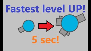 Getting to LEVEL 45 is soo EASY |Diep.io