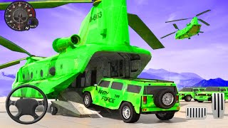 Army Jeep Stunts Goes Wrong!!! Army Cargo Transporter Truck - Android Gameplay screenshot 2