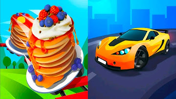 Pancake Run VS Race Master 3D - All Level Gameplay Android iOS Ep 2