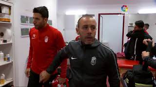 Calentamiento Granada CF vs Real Valladolid CF