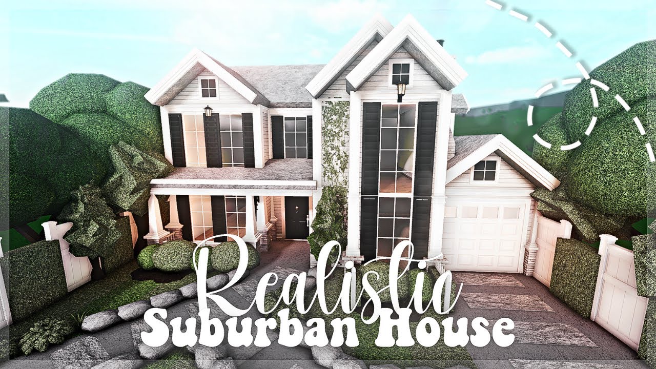 Roblox Bloxburg - Realistic Suburban Family House ( Exterior ) - Minami ...