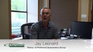 Jay Leonard and Logan Wood at Preferred Auto