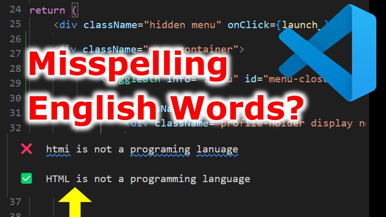 English Spell Checker for Visual Studio Code - Code Spell Checker ...