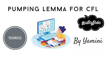 Application of Pumping Lemma for CFL | TeCoreCS | Tamil 
