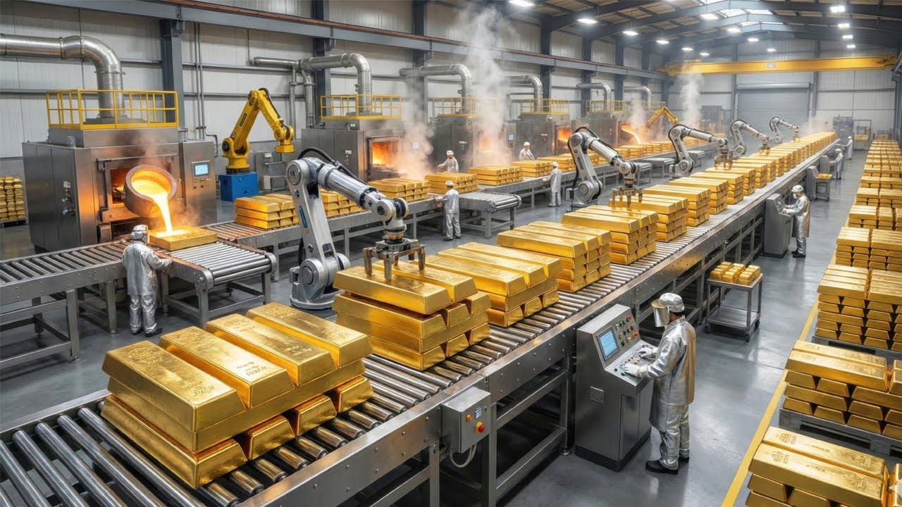 Inside the Gold Refining Furnace – How Raw Ore Becomes Ultra Pure Bullion for Luxury Jewelry
