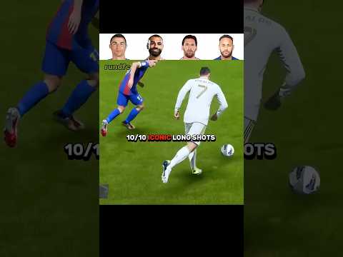 Recreating the Most Iconic Long Shot Goals in EA SPORTS FC 26 🔥⚽ Salah #fifa #fc26 #shorts
