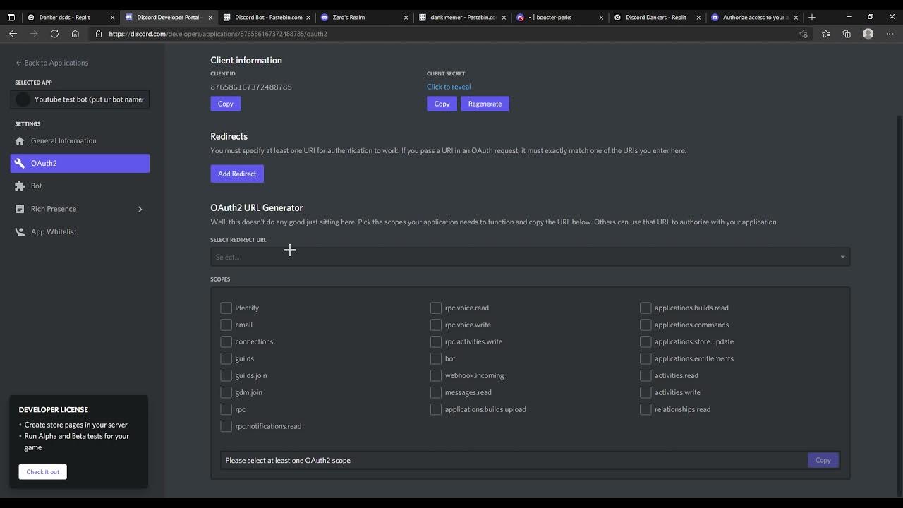 Discord bot not working fixed YouTube
