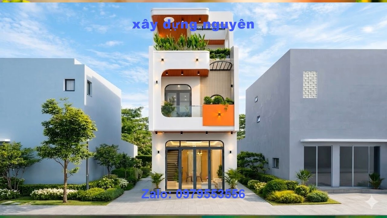 Mẫu Nhà 3 Tầng Diện Tích 5x18m Thiết Kế 4 Phòng Ngủ #nha3tang
