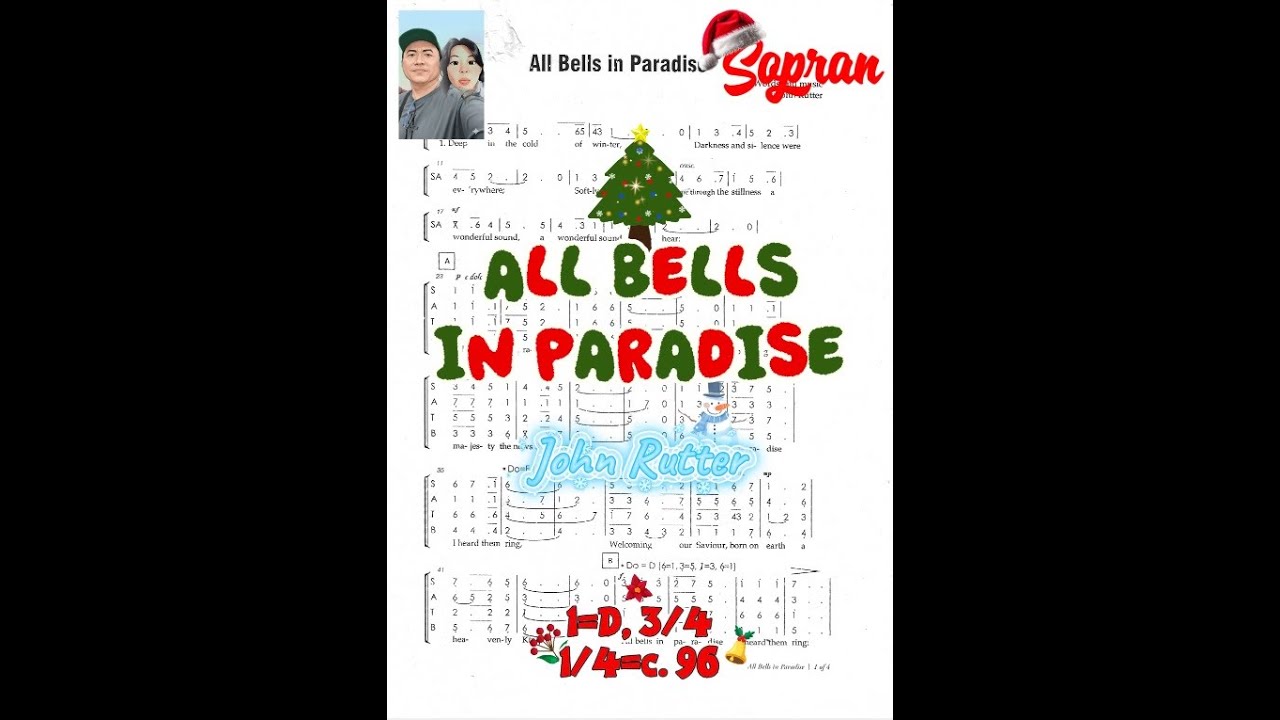 All Bells in Paradise-John Rutter | Learning Video: Sopran 