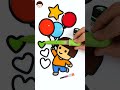 Children&#39;s Day Jelly Coloring &amp; Painting for Kids | Paint Jelly mascot #drawing #shorts