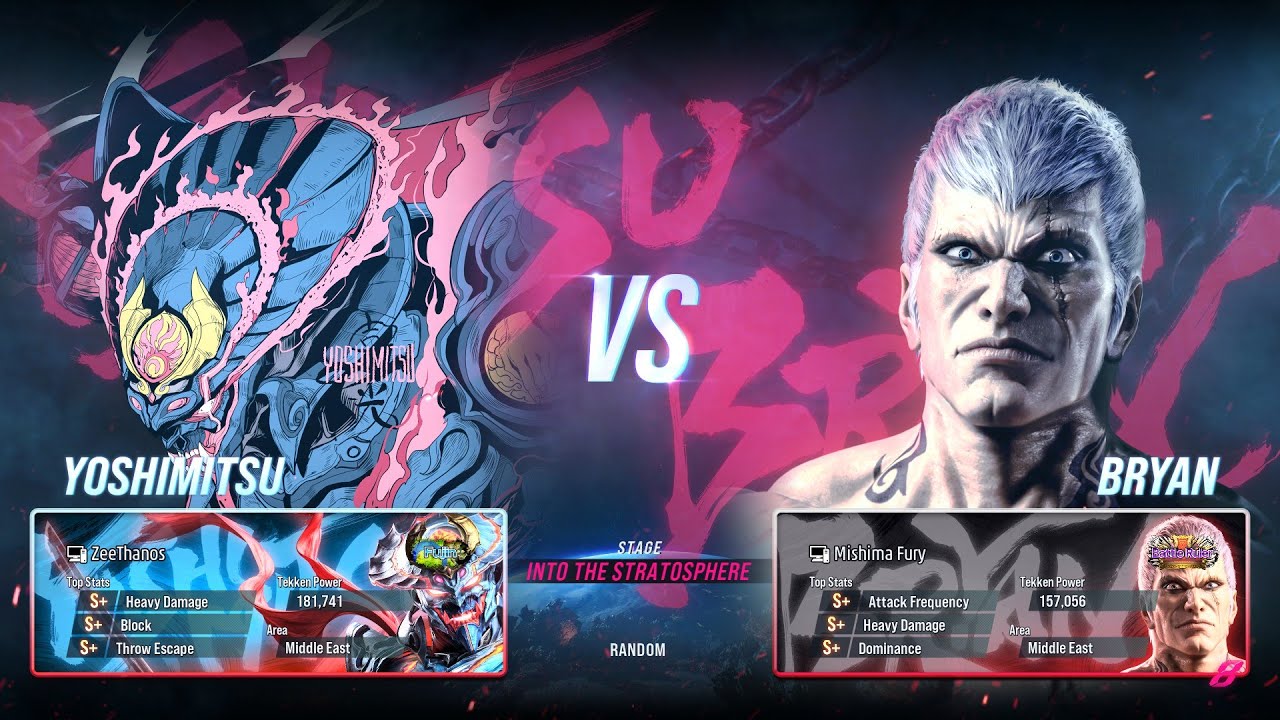 ZeeThanos (Yoshimitsu) VS Mishima Fury (Bryan) | Tekken 8 | Rank Match |